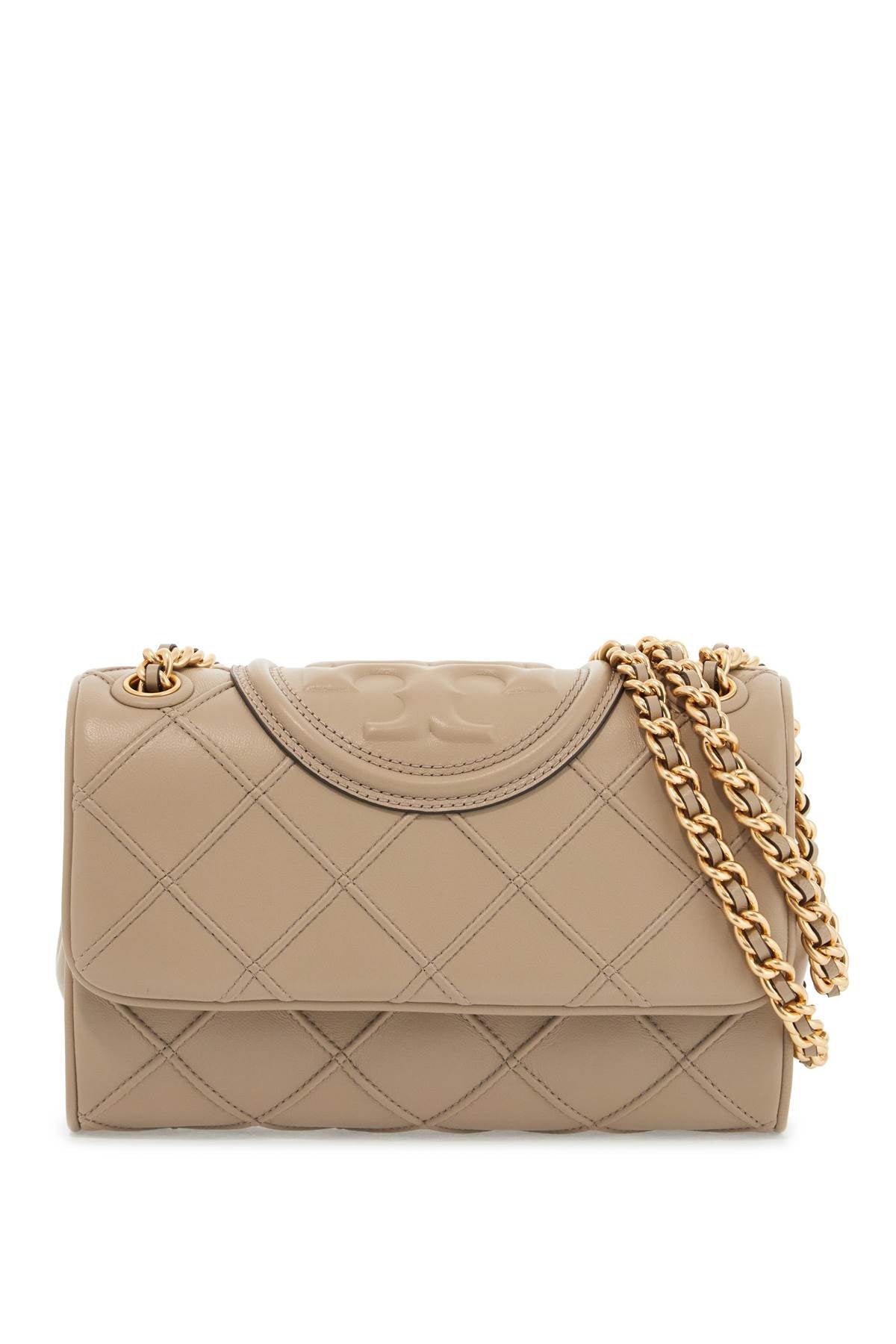 TORY BURCH small 'fleming' shoulder bag 143249 FRESH CLAY | Italystation.com - Shop Now at italystation.com