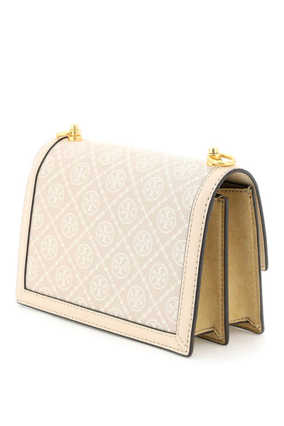 t monogram jacquard shoulder bag 147596 IVORY