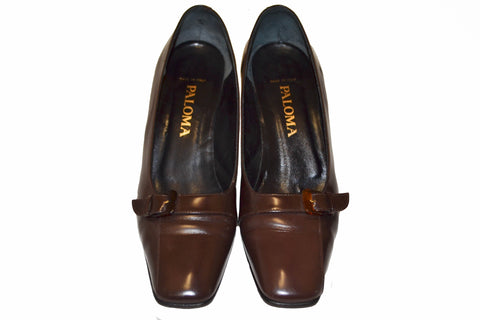 Shoes Paloma Brown Leather Shoes Size 7B | Italystation.com - Shop Now at italystation.com