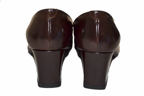 Paloma Brown Leather Shoes Size 7B
