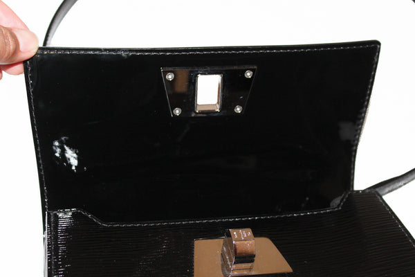 Louis Vuitton Black Electric Epi Leather Sevigne PM Bag