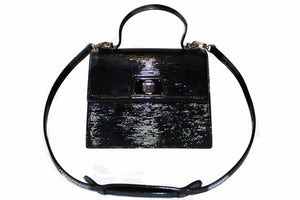 Louis Vuitton Black Electric Epi Leather Sevigne PM Bag | Italystation.com - Shop Now at italystation.com