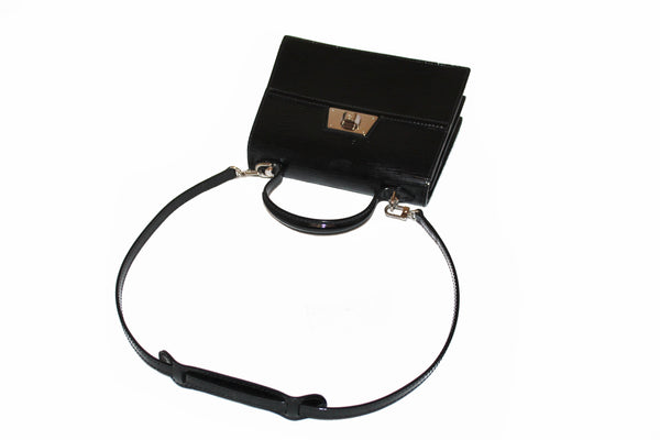 Louis Vuitton Black Electric Epi Leather Sevigne PM Bag
