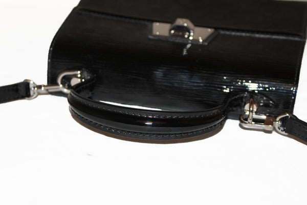 Louis Vuitton Black Electric Epi Leather Sevigne PM Bag