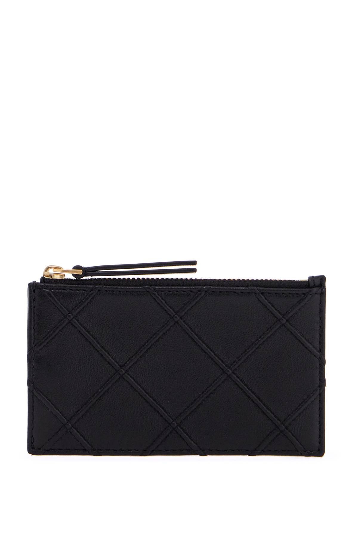 TORY BURCH fleming cardholder 152602 BLACK | Italystation.com - Shop Now at italystation.com