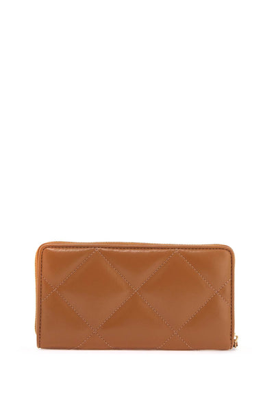 quilted continental wallet 154989 TAN