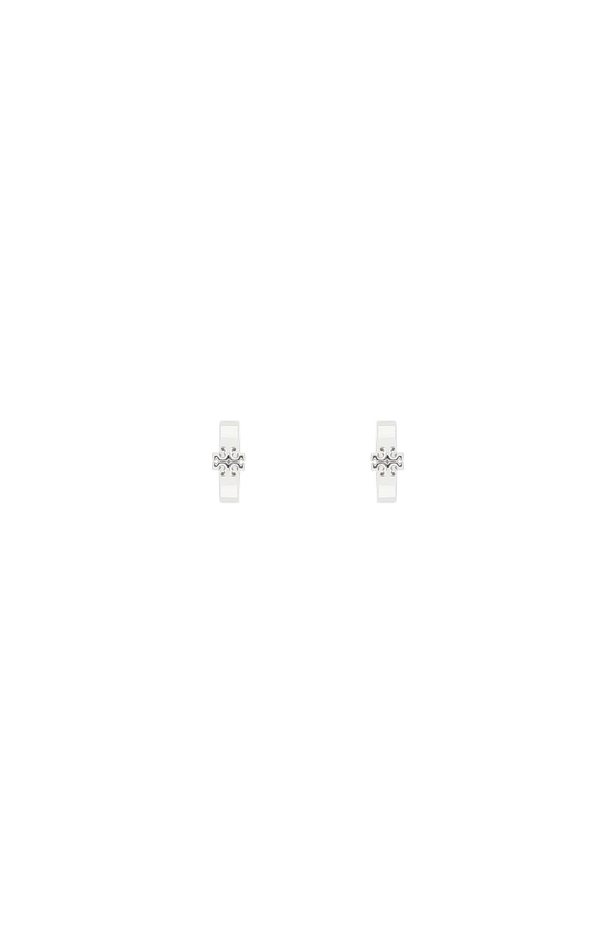 kira huggie earrings 155514 TORY SILVER