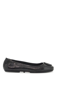 TORY BURCH minnie travel ballet flats 155637 PERFECT BLACK | Italystation.com - Shop Now at italystation.com