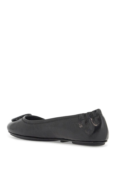TORY BURCH minnie travel ballet flats 155637 PERFECT BLACK | Italystation.com - Shop Now at italystation.com