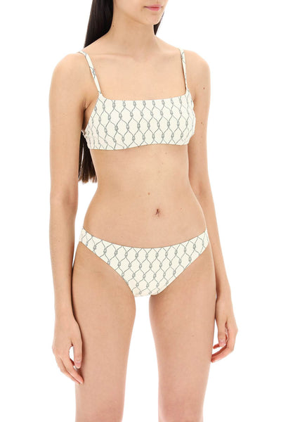 printed bikini top for 159172 GREEN KNOT