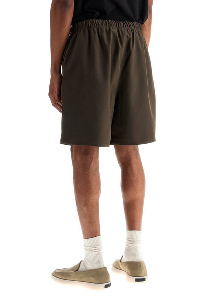 bonded nylon soccer shorts 160HO244375F BROWN