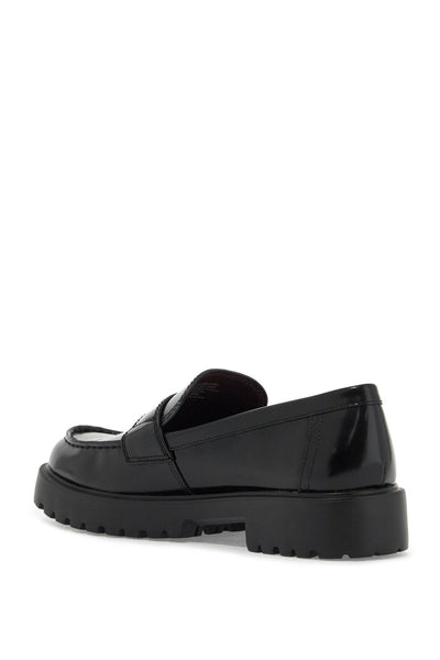 classic leather box moccasins 163948 PERFECT BLACK