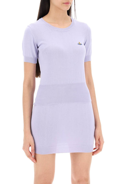 bea short-sleeve sweater with orb embroidery 1803002QY001B LAVENDER