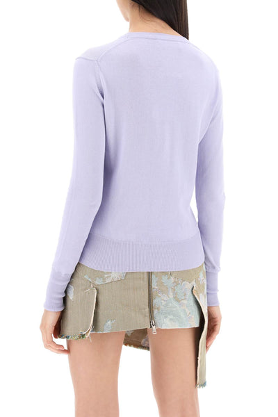 embroidered logo pullover 1803002SY001B LAVENDER