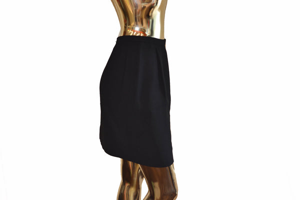 Celine Black Mini Skirt Size 40