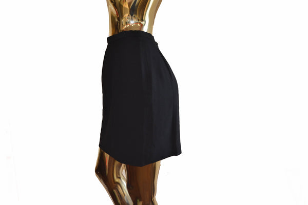 Celine Black Mini Skirt Size 40