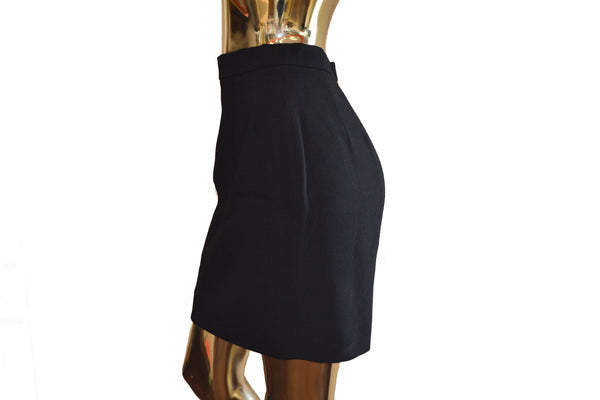 Black Mini Skirt Size 38
