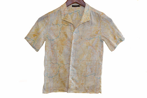 Ready to Wear Louis Vuitton Boys Beige Button Up Shirt Size 8 | Italystation.com - Shop Now at italystation.com