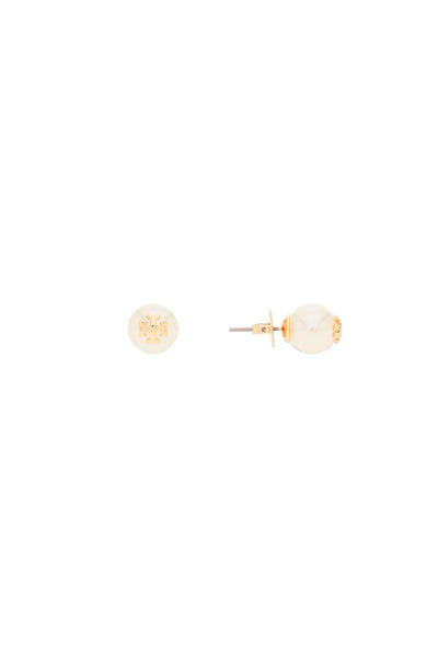 kira pearl earrings with 18151 IVORY TORY GOLD
