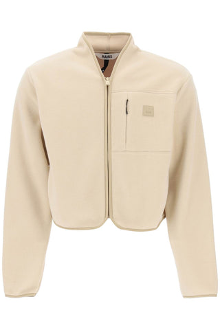 Rains short fleece jacket in durban style 19520 SAND
