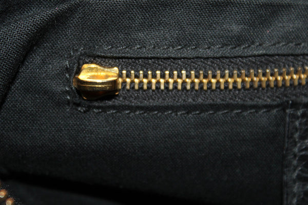 Balenciaga Black Giant 21 Gold Lambskin Leather Clutch