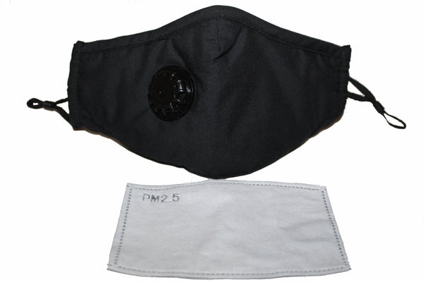 Non Medical Black Lightweight & Comfortable Wear Face Covering with 1 Filter