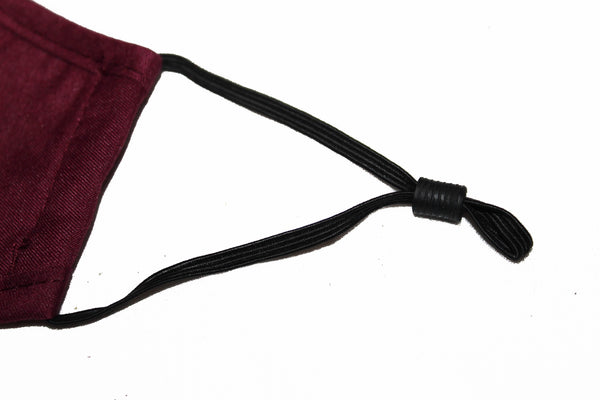 Non Medical Burgundy Lightweight & Comfortable Wear Face Mask/Covering