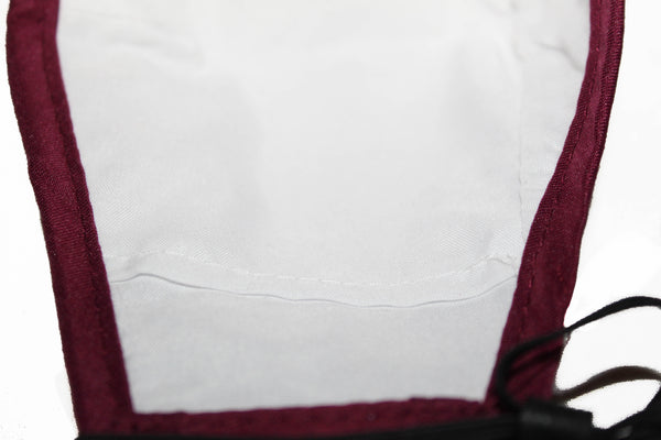 Non Medical Burgundy Lightweight & Comfortable Wear Face Mask/Covering