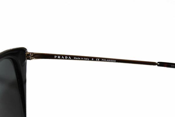 Prada Black/Grey Polarized Sunglasses SPR12x