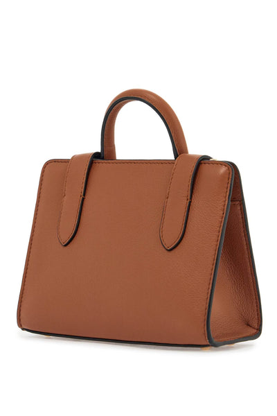 nano tote in chestnut calf leather 20204 100 175 455 CHESTNUT