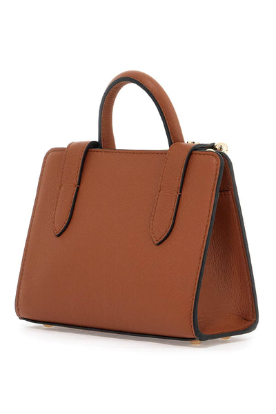 nano tote leather bag 20204 100 175 455 CHESTNUT