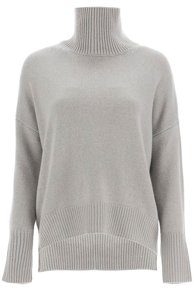 high-necked heidi pullover sweater 202113 PEBBLE