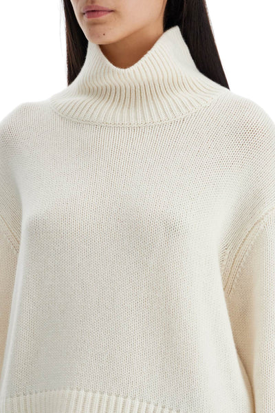 'fleur' high neck swe 2022098 CREAM