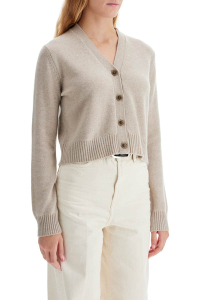 "cropped cashmere cardigan ' 2023006 SAND