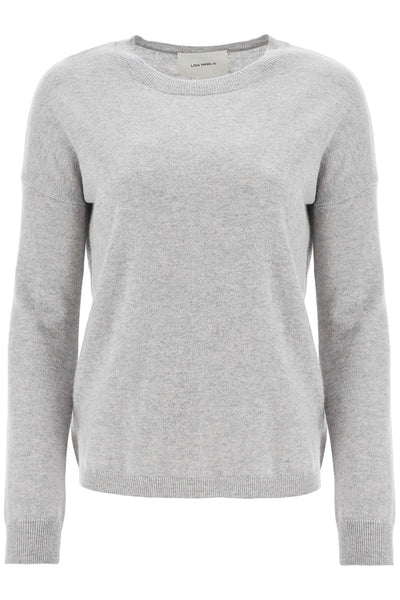 LISA YANG dea cashmere crewneck pul 2023092 DOVE GREY | Italystation.com - Shop Now at italystation.com