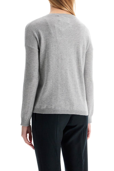 LISA YANG dea cashmere crewneck pul 2023092 DOVE GREY | Italystation.com - Shop Now at italystation.com