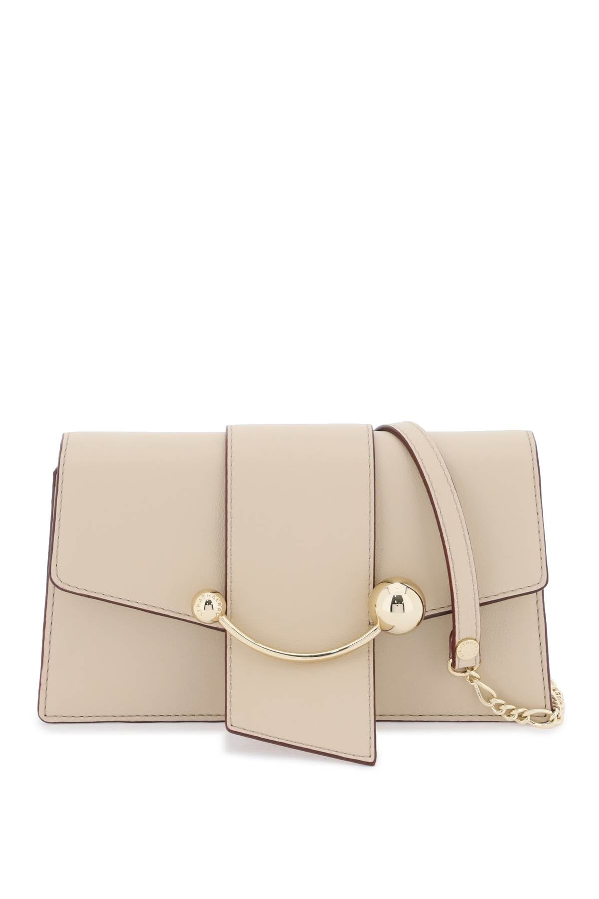 Strathberry crescent on a chain crossbody mini bag 20232 100 564 OAT