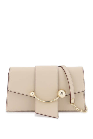 Strathberry crescent on a chain crossbody mini bag 20232 100 564 OAT