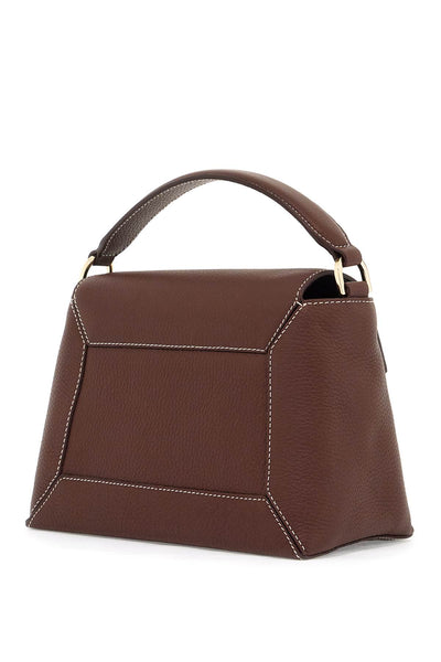 'mosaic' handbag 20232 125 680 465 CHOCOLATE - VANILLA STITCH