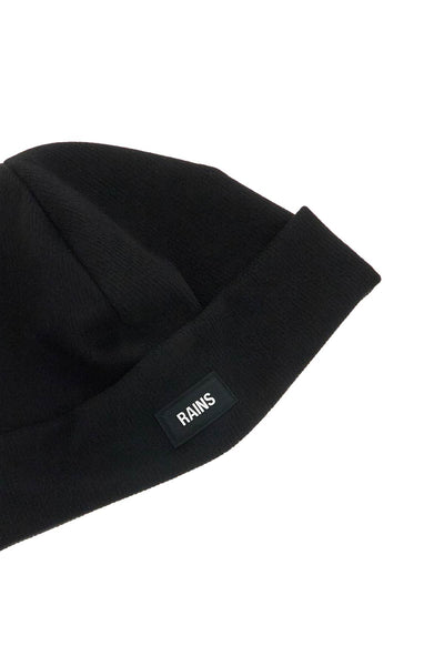 RAINS ribbed fleece be 20360 BLACK | Italystation.com - Shop Now at italystation.com