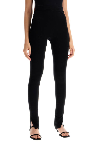 zip cuff leggings 211 238 774 BLACK