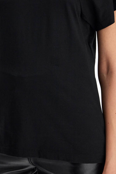 curved seam t-shirt 211 439 770 BLACK