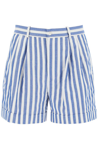 striped shorts 211892316 BLUE WHITE AWNING STRIPE