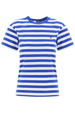 striped crewneck t-shirt 211924295001 SAPPHIRE STAR WHITE