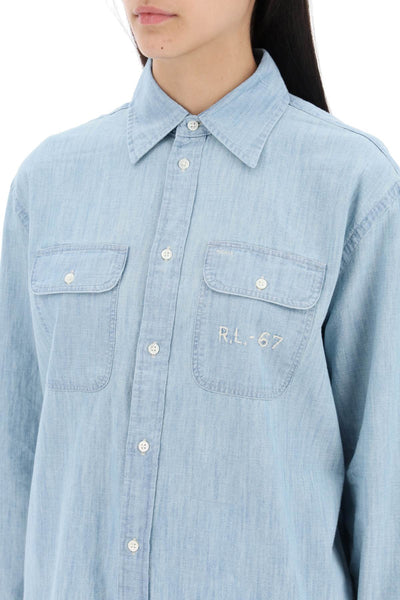 embroidered chambray 211935142001 CHAMBRAY