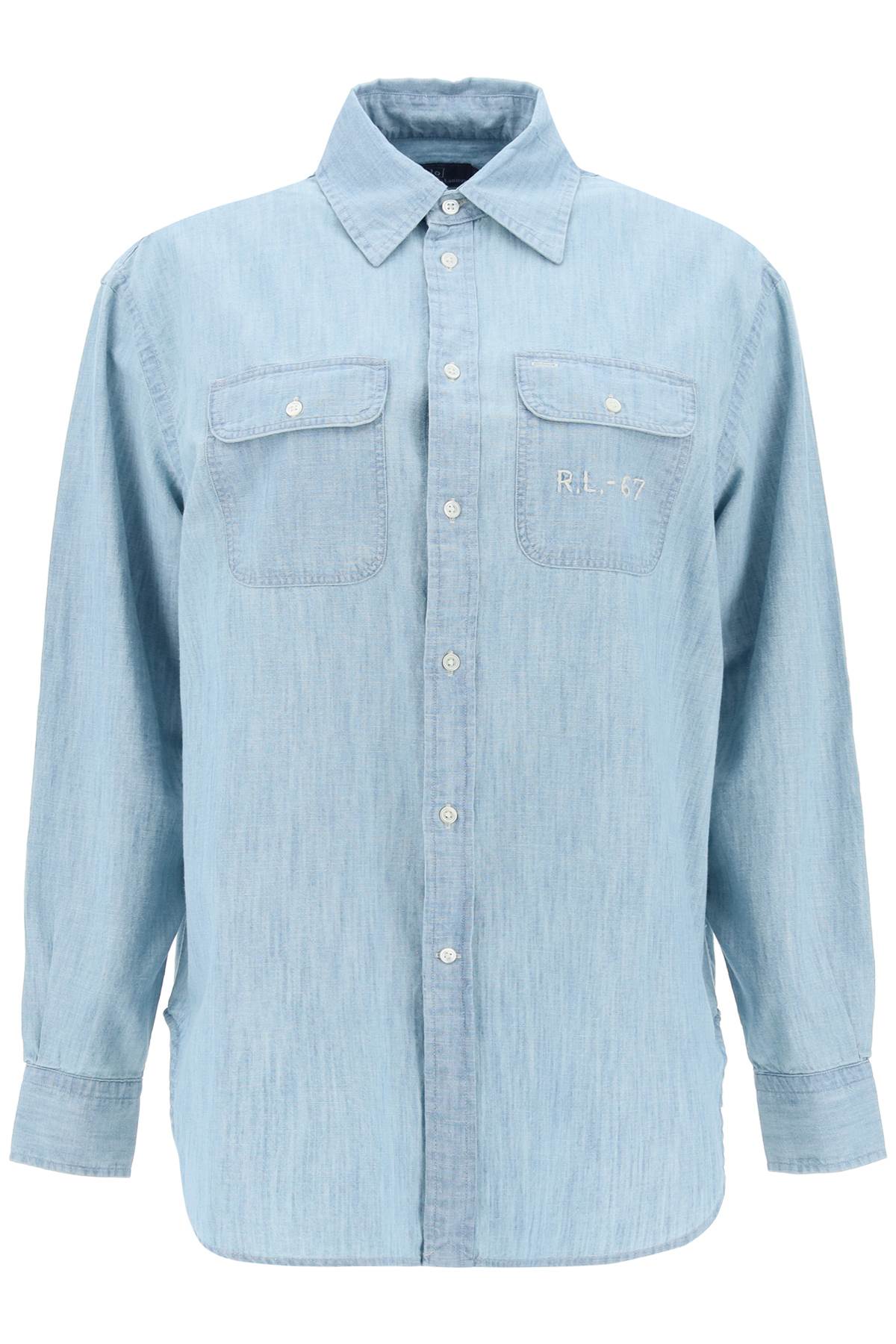 embroidered chambray 211935142001 CHAMBRAY