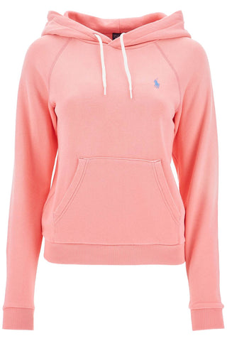 hooded sweatshirt with embroidered logo 211935583002 RIBBON PINK