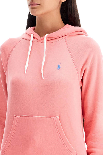 hooded sweatshirt with embroidered logo 211935583002 RIBBON PINK