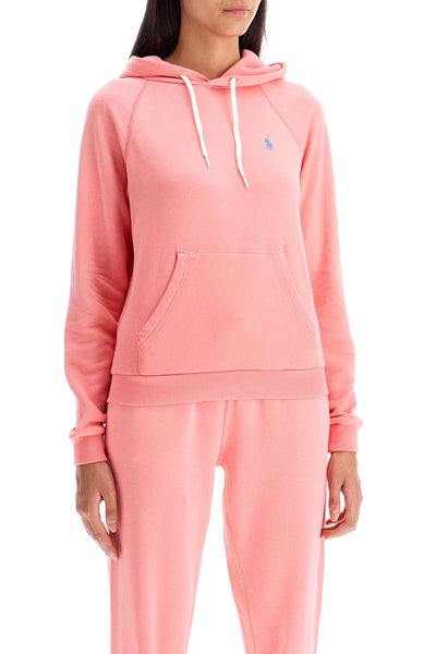 hooded sweatshirt with embroidered logo 211935583002 RIBBON PINK