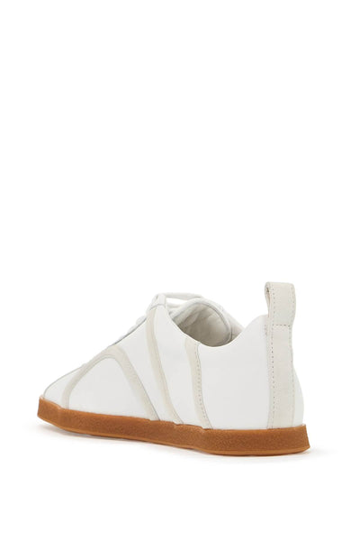 leather sneakers with suede monogram 213 912 819 OFF WHITE